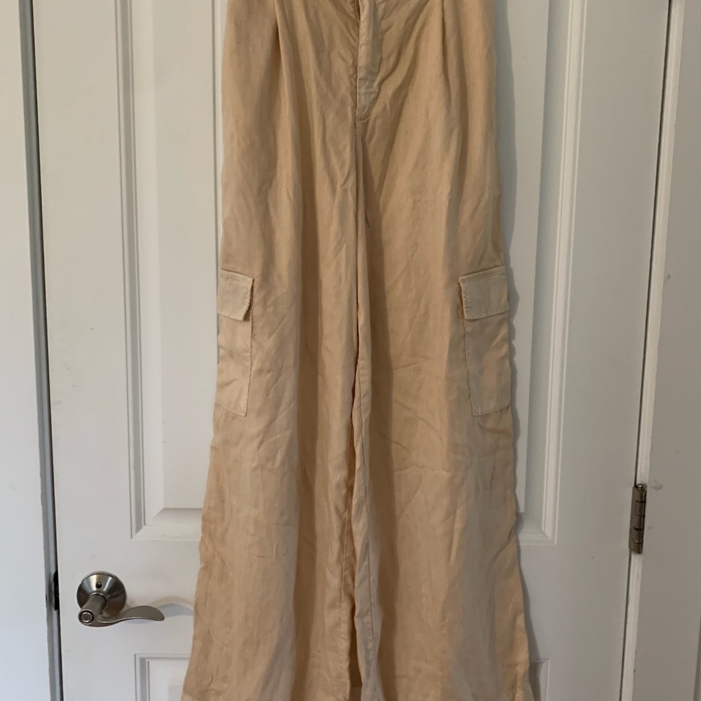 Bella Dahl wide leg cargo pants